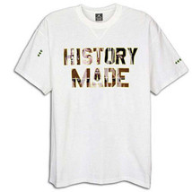 Jordan Mens History Made Print T-Shirt Size XX-Large Color White/Multi - £51.43 GBP