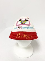 Vintage 70s Disney World Souvenir Bucket Hat Small Youth Kids - RICKY - £14.47 GBP