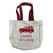 Mabelle canvas bag Loads of Love Red truck Reuseable tote bag Valentines... - £8.13 GBP