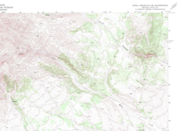 Knoll Mountain SE, Nevada 1968 Vintage USGS Topo Map 7.5 Quadrangle Topographic - £17.93 GBP