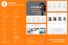 Financial WordPress Theme - $69.00