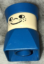 Vintage Duplo Lego Man Blue Hat Sailor Freckles - $16.58