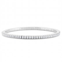 Diana M Jewels flexible 3.25cts diamond tennis bracelet size One Size - €2.873,16 EUR