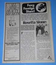 Rosetta Stone Tiger Beat Star Magazine Photo Clipping Vintage 1979 - $14.99