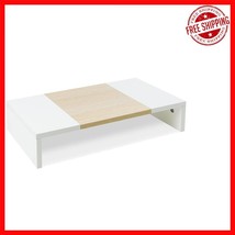 Multi-Functional Wooden Monitor Stand - 20 Inch for Home Office Comfort - $668.91 MXN