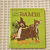 Walt Disney&#39;s Bambi Whitman Tell-A-Tale Book 1972 Hardcover - $5.00