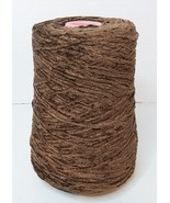 Silk City Fibers Rayon Cone Yarn Chenille Luxury 1300 YPP Cone COCOA 1lb... - £20.58 GBP