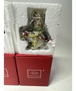 Lenox Very Merry Christmas Ornaments Set of 5 Tree Penguin Snowman Bear ... - £39.14 GBP