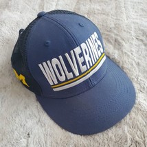 Vintage Michigan Wolverines Mesh Back Relaxed Hat Top of the World Trucker Cap - £24.36 GBP