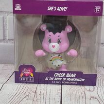 Care Bears Cheer Bear as Bride Of Frankenstein 4.5in Bobblehead NIB - $11.35