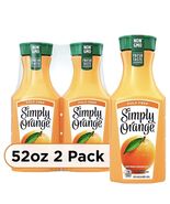 Simply Orange Pulp-Free Orange Juice, 52Oz (Pack Of 2) - $31.99