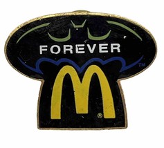 McDonald’s Batman Forever Movie Film Employee Crew Enamel Lapel Hat Pin - £11.90 GBP