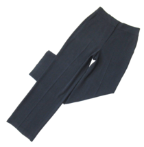 NWT Theory High Waist Wide in Nocturne Navy Admiral Stripe Textured Crepe Pant 8 - £78.73 GBP