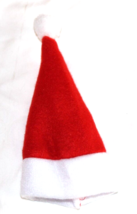 20 Lot Red &amp; White Santa Hat Silverware Utensil Holiday Holders 5” Long - £11.98 GBP