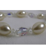 Vintage AB and Faux Pearl Necklace - £19.98 GBP