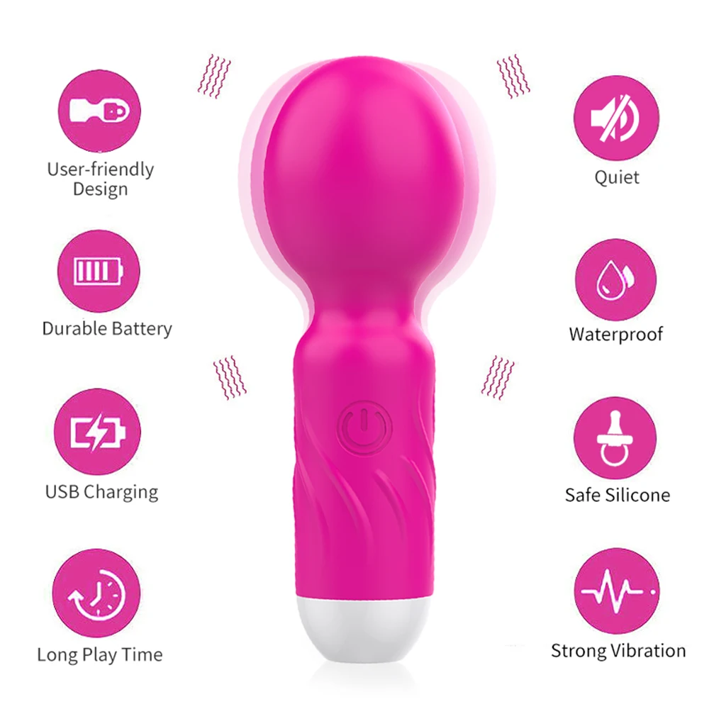 House Home Mini AV House Magic Wand for Women Matureoris Mature USB Rechargeable - £22.38 GBP