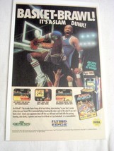 1992 Color Ad Arch Rivals Basketball Video Game for Sega - £6.26 GBP
