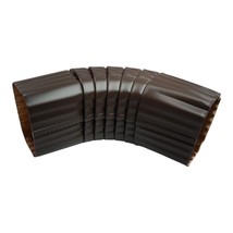 1 - Aluminum Gutter Downspout Gutter A Elbow - 3&quot; x 4&quot; Brown - $10.85