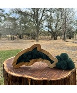 Unique Wooden Ocean Animals Wall Decor with Moss – Nature-Inspired Art -... - $130.86 CAD