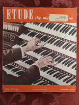 Rare ETUDE magazine February 1949 Marcel Dupre Dupré Alexander Brailowsky - £17.11 GBP