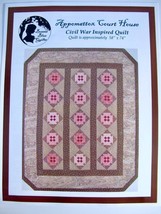 Appomattox Court House Civil War 1800s Quilt Pattern Bonnie Blue Quilts ... - $9.50