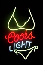 New Coors Light Bikini Lamp Bar Light Decor Artwork Beer Neon Sign 24&quot;x20&quot; - £196.58 GBP