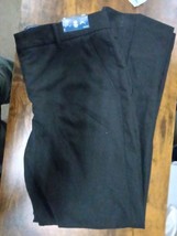 IZOD Mens Dress Pants Size 18husky Black 043boxDae - £12.96 GBP