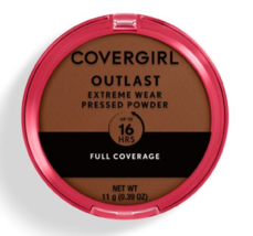 COVERGIRL Outlast Extreme Wear Pressed Powder, 880 Cappuccino, 0.38 oz - £10.89 GBP