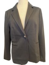 Jules &amp; Leopold Black Lined One Button Blazer 3/4 Sleeve, Women's M - $12.34