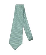 Vineyard Vines Green Star Pattern Imported Silk Mens Tie - $26.88