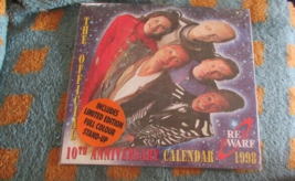 Red Dwarf 1998 10th anniversary calendar. Mint condition &amp; unopened - £15.27 GBP