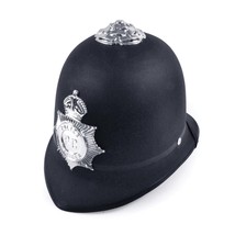 Mens Police Helmet Hard Plastic Hats Male One Size - $12.14