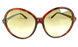 Tom Ford Oversized Tortoise Round Women&#39;s Sunglasses T1 - £146.98 GBP