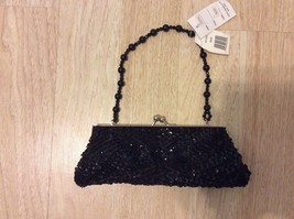 Sasha Handbags Inc. New York Vintage Black Clutch - £12.06 GBP