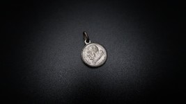 Vintage Sterling 800 Silver Virgin Mary Religous Medal / Charm - £15.56 GBP