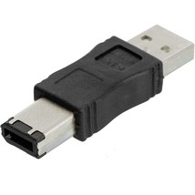 Firewire Ieee 1394 6 Pin Male To Usb A Male Convertor Jack M/M Adapter - £15.73 GBP