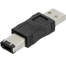 Firewire Ieee 1394 6 Pin Male To Usb A Male Convertor Jack M/M Adapter - $18.99