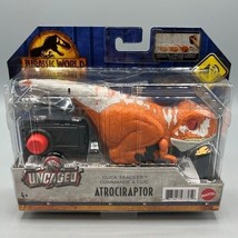 Jurassic World:Dominion Uncaged Atrociraptor Click Tracker Orange Dinosaur GYN42 - £7.78 GBP