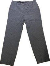 Brooks Brothers Regent BrooksCool flat front Men&#39;s gray dress pants 44L/W38 Wool - £23.89 GBP