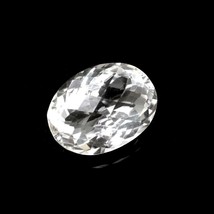 50Ct Natural Clear Crystal Quartz Oval Fine Gemstone - £10.68 GBP