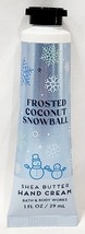 Bath Body Works FROSTED COCONUT SNOWBALL Shea Butter Hand Cream 1 oz/29m... - $14.99