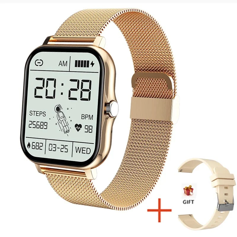 Play A 2022 New Smart Watch Women Fashion Bluetooth Call Watch Fitness Tracker W - £37.13 GBP