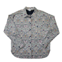 NWT J. Crew Relaxed-fit Quilted Shirt-Jacket in Liberty® Morris Print Floral 2 - £93.48 GBP