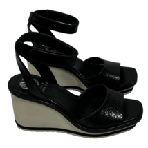 Vince Camuto Baminda Womens Leather Open Toe Wedge Sandals - £25.37 GBP