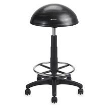 Gaiam Balance Ball Chair Stool, Half-Dome Stability Ball Adjustable Tall... - £141.36 GBP
