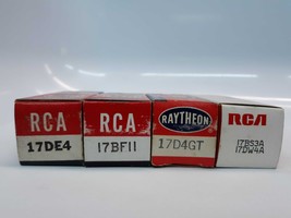 RCA/Raytheon 17DE4/17BF11/17D4GT/17BS3A-17DW4A Electron Tube Lot of 4 - £19.01 GBP