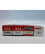 RCA/Raytheon 17DE4/17BF11/17D4GT/17BS3A-17DW4A Electron Tube Lot of 4 - $25.30