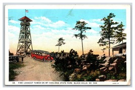 Fire Lookout Tower Coolidge State Park Black Hills SD WB Postcard O17 - £9.04 GBP