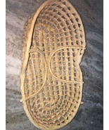 Tan Wicker Basker Rare Vintage - $657.39 MXN