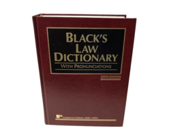 Blacks Law Dictionary Pronunciations Centennial Sixth 6th Edition 1991 - £50.33 GBP